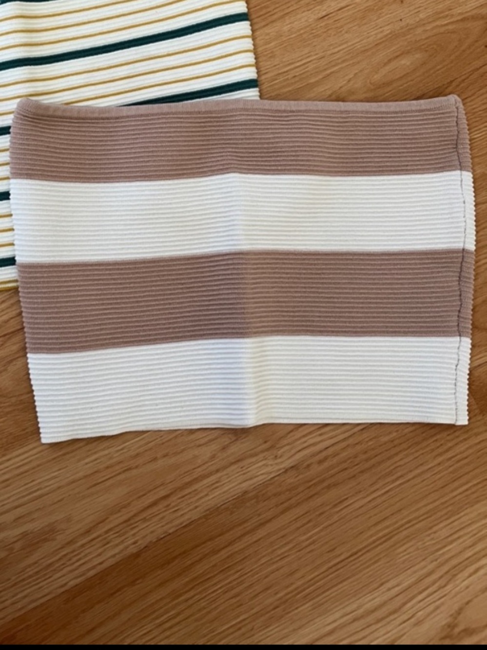 Ribbed Knit crop tube top